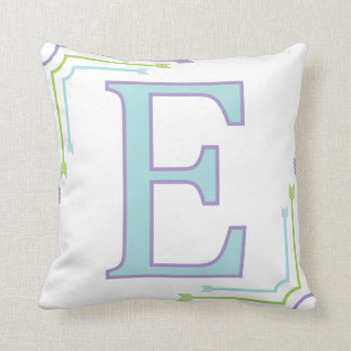 Brief E - Monogram Pillow Kussen