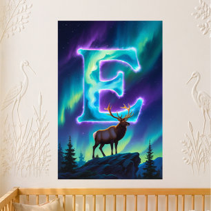 Brief E Northern Lights Nursery   Aurora Borealis Perfect Poster