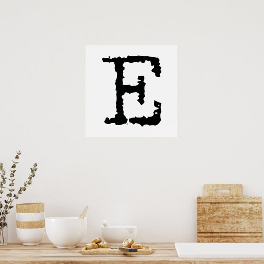 Brief E Poster (Keuken)