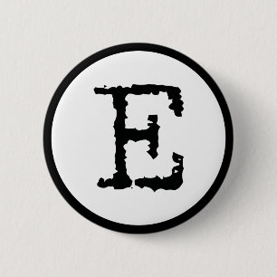 Brief E Ronde Button 5,7 Cm