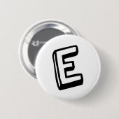 Brief E Ronde Button 5,7 Cm (Voorkant /achterkant)