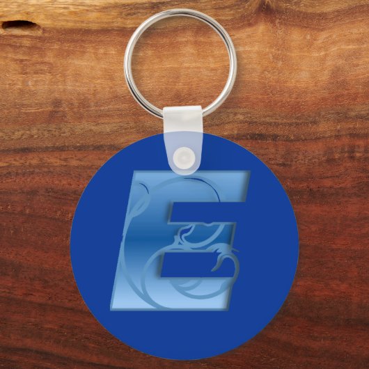 Brief E Sleutelhanger (Voorkant)