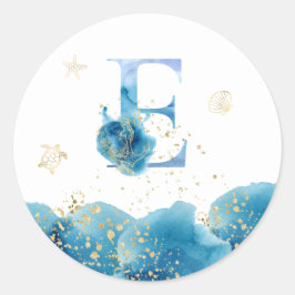 *~* BRIEF E-Zee Ocean Beach Envelope Sticker