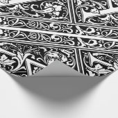 Brief Een middeleeuws monogram Art Nouveau Cadeaupapier (Hoek)