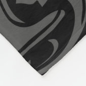 Brief Een middeleeuws monogram Art Nouveau Fleece Deken (Hoek)