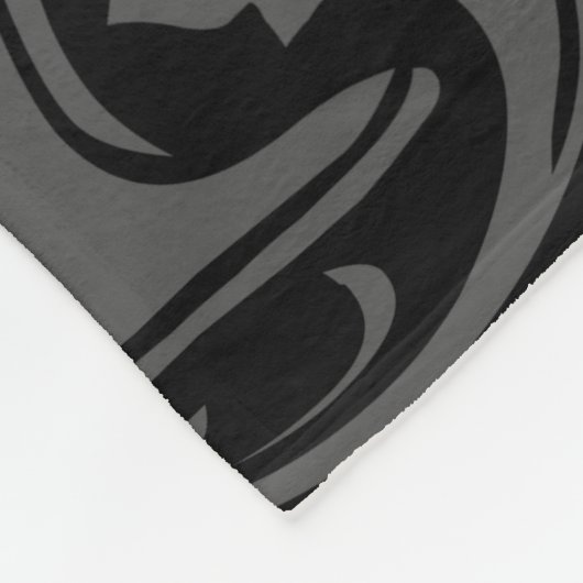 Brief Een middeleeuws monogram Art Nouveau Fleece Deken (Hoek)