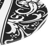 Brief Een middeleeuws monogram Art Nouveau Snijplank (Hoek)