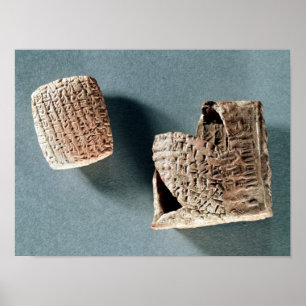 Brief en envelop van Cappadociër uit Turkije Poster