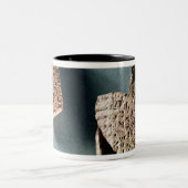 Brief en envelop van Cappadociër uit Turkije Tweekleurige Koffiemok (Center)