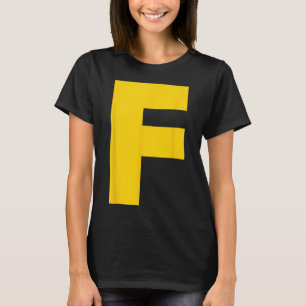 Brief F Chipmunk Group bijpassende Halloween kostu T-shirt