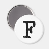 Brief F Magneet (Voorkant / Achterkant)