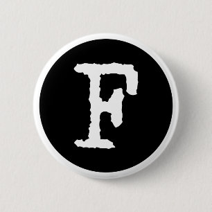 Brief F Ronde Button 5,7 Cm