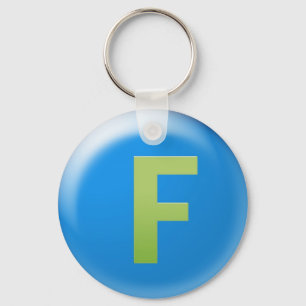 Brief F Sleutelhanger