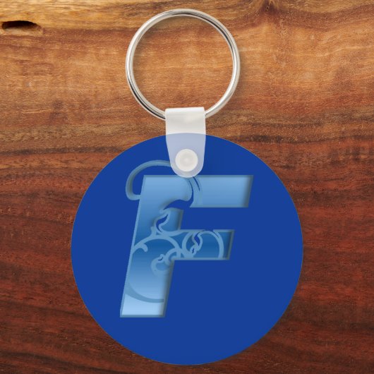 Brief F Sleutelhanger (Voorkant)