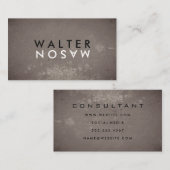 Brief Flip Grungy Textuur Visitekaartje (Voorkant / Achterkant)