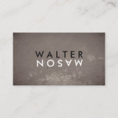 Brief Flip Grungy Textuur Visitekaartje (Voorkant)