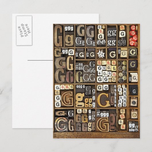 Brief G Briefkaart (Voorkant / Achterkant)