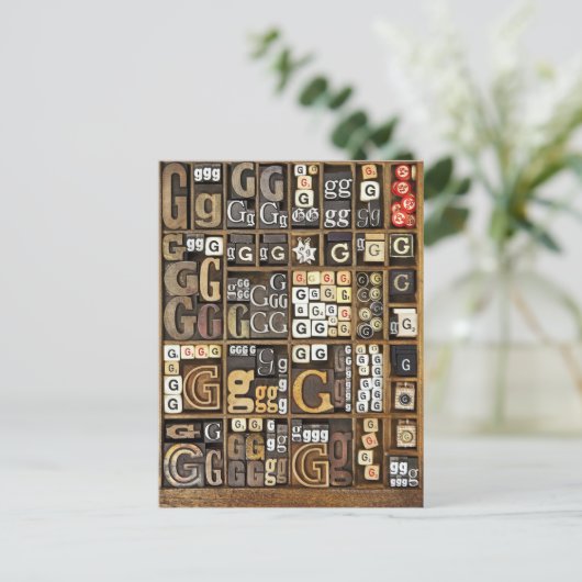 Brief G Briefkaart (Staand voorkant)