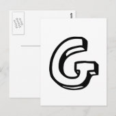 Brief G Briefkaart (Voorkant / Achterkant)