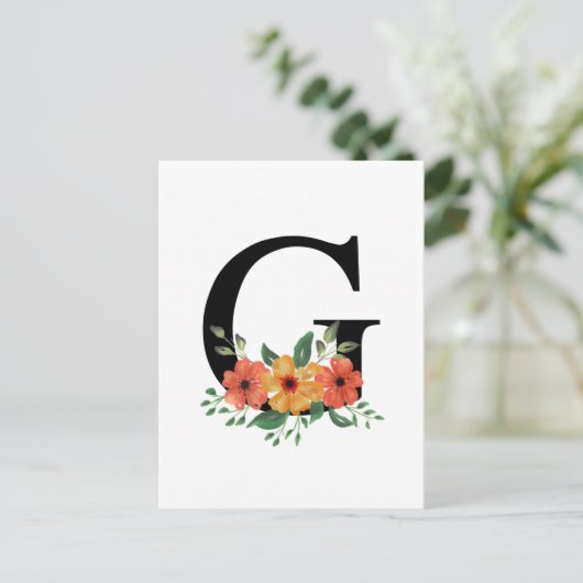 Brief G Briefkaart (Staand voorkant)