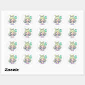 Brief G Chibi Anime Girl Ronde Sticker (Vel)