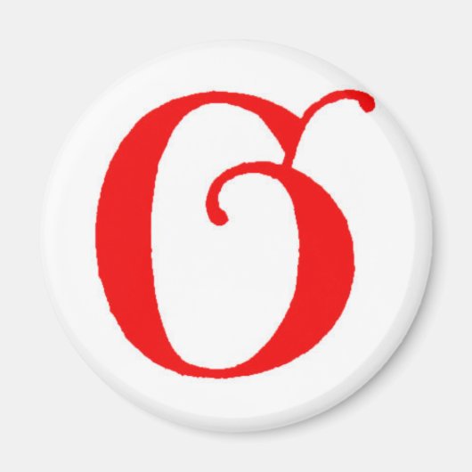 Brief G Magneet (Voorkant)