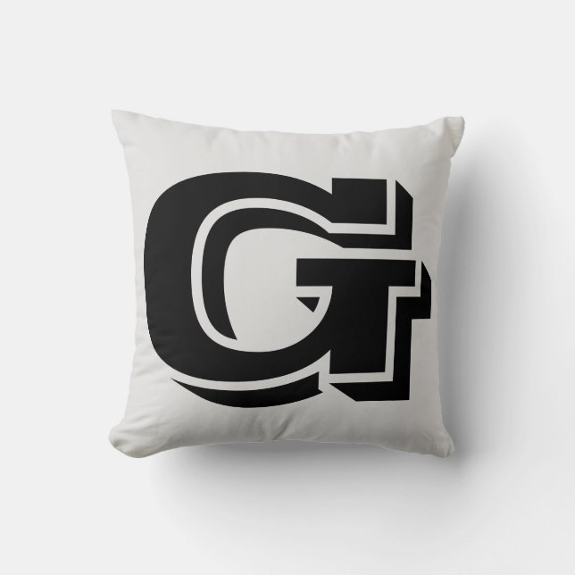 BRIEF G MONOGRAM PILLOW KUSSEN (Voorkant)