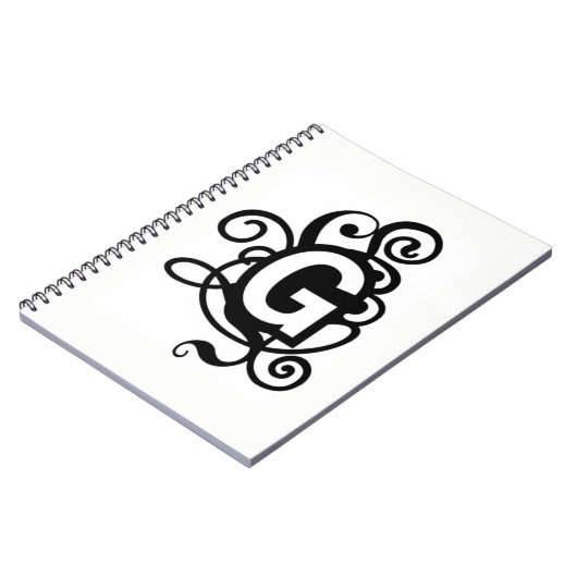 BRIEF   **G** MONOGRAMED NOTEBOOK NOTITIEBOEK (Linkerzijde)
