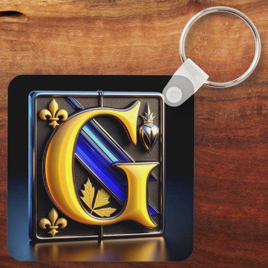 Brief G Sleutelhanger (Achterkant)