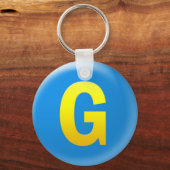 Brief G Sleutelhanger (Voorkant)