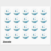 *~* BRIEF G - Zee Ocean Beach Envelope Sticker (Vel)