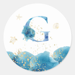 *~* BRIEF G - Zee Ocean Beach Envelope Sticker