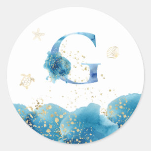 *~* BRIEF G - Zee Ocean Beach Envelope Sticker