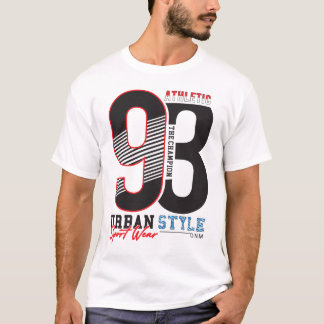 Brief graffiti serie t-shirt