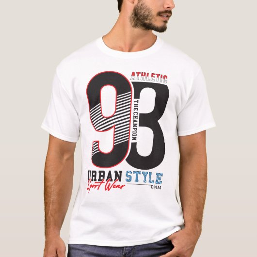 Brief graffiti serie t-shirt (Voorkant)