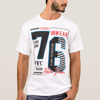 Brief graffiti serie t-shirt