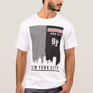 Brief graffiti serie t-shirt