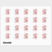 Brief H Anime Girl Ronde Sticker (Vel)