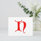 Brief H Briefkaart (Staand voorkant)