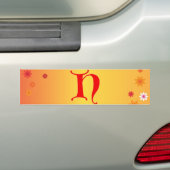 Brief H Bumpersticker (Op auto)