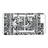 Brief H Middeleeuws Monogram Art Nouveau Case-Mate iPhone Case (Achterkant (Horizontaal))