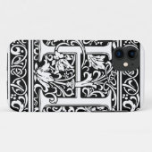 Brief H Middeleeuws Monogram Art Nouveau Case-Mate iPhone Case (Achterkant (horizontaal))