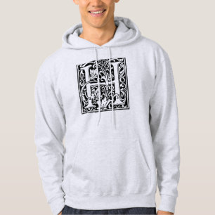 Brief H Middeleeuws Monogram Art Nouveau Hoodie