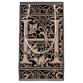 Brief H Middeleeuws Monogram Art Nouveau Klein Cadeauzakje (Voorkant)