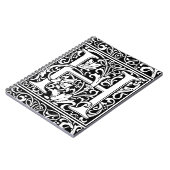 Brief H Middeleeuws Monogram Art Nouveau Notitieboek (Linkerzijde)