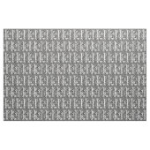 Brief H Middeleeuws Monogram Art Nouveau Stof (Yard (91,4 cm))