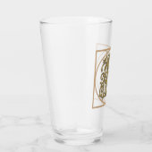 BRIEF H MONOGRAM Beauful Wedding New Home Gift Glas (Rechts)