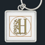 BRIEF H MONOGRAM Beauful Wedding New Home Gift Sleutelhanger<br><div class="desc">LETTER H MONOGRAM Beautiful Wedding Party, House Warming New Home Gift Graduation, Birthday, Mother's Day, Father's Day, Christmas or anytime Great Gift Idea for Family and Friends! Remember Mom, Dad, Brother, Sister, Son, Daughter, Aunt, Uncle, Nephew, Niece, Boyfriend, Girlfriend, Grandma and Grandpa. See more MONOGRAM Magic items at VanOmmeren on...</div>