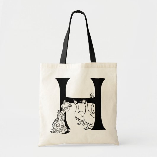 Brief "H" op het Boerderij - Bag Tote Bag (Voorkant)