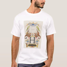 Brief H van Mira Calligraphiae Monumenta T-shirt